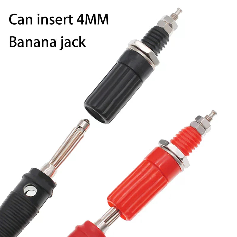 5Pcs 4mm Banana Socket M3x45mm Binding Post Connector Terminal