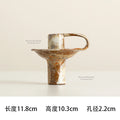 Ceramic Tea Light Candle Holder – Kiln-Fired Modern Decor Ceramic Candle Holder Nixie WHITE