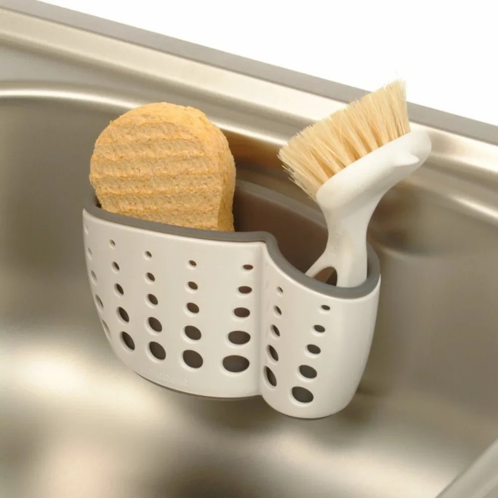Kitchen Sponge Rack Drain Basket & Sink Storage Holder Sink Storage Rack Nixie