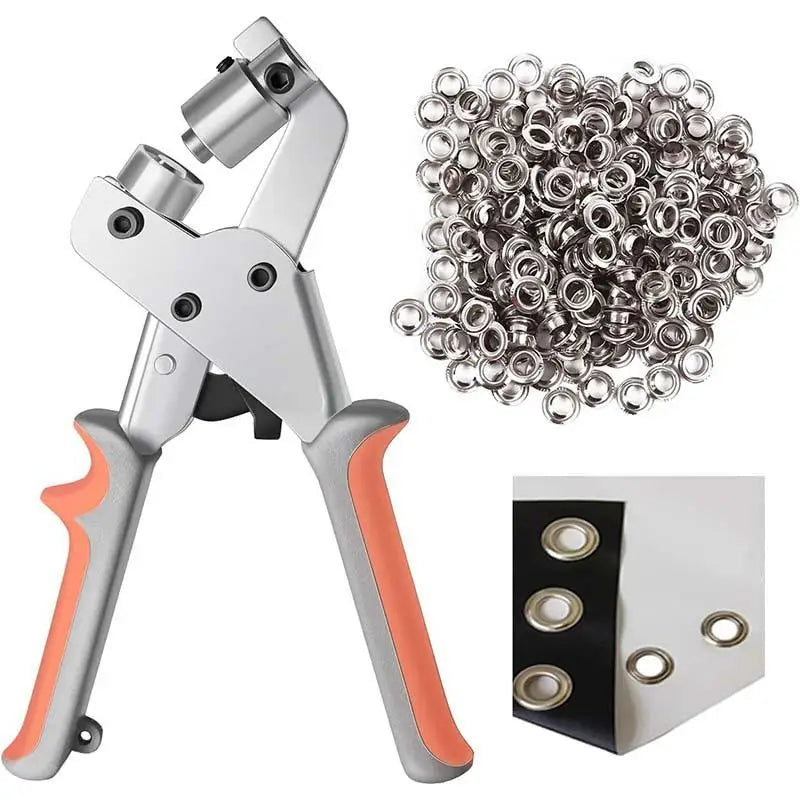 10mm Eyelet Pliers – Grommet Hole Punch Kit for Leather & Canvas Grommet Hole Punch Pliers Nixie