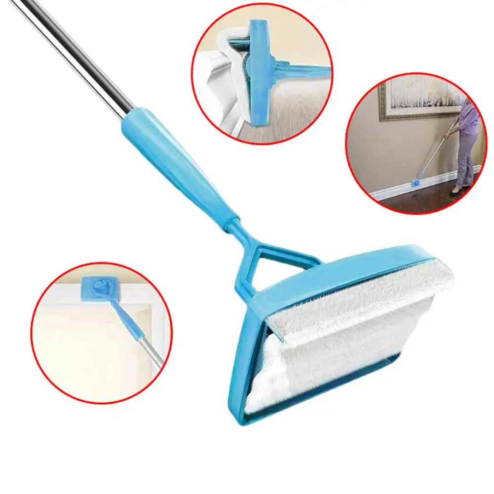 Extendable Ceiling Scrubber Wall Mop & Baseboard Cleaner Tool