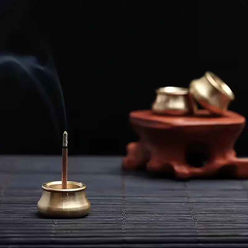 Copper Brass Incense Holder Censer Ash Catcher Home Decor Incense Holder Censer Nixie