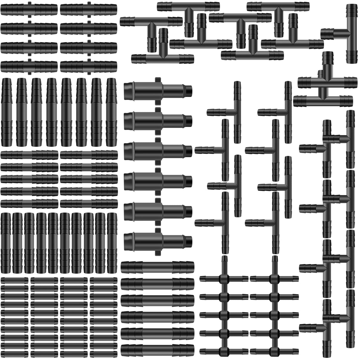 128pc Nylon Vacuum Connector Kit – 12 Sizes Hose Fittings Vacuum Hose Fittings Nixie Style 1