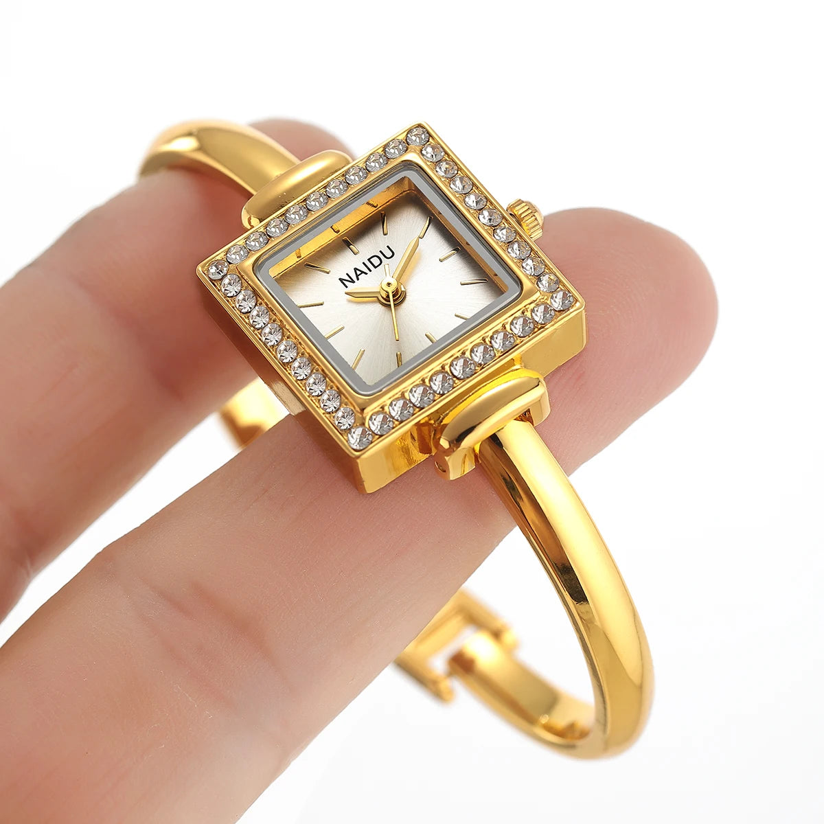 Women's Retro Gold Quartz Watch | Minimalist Stainless Steel
