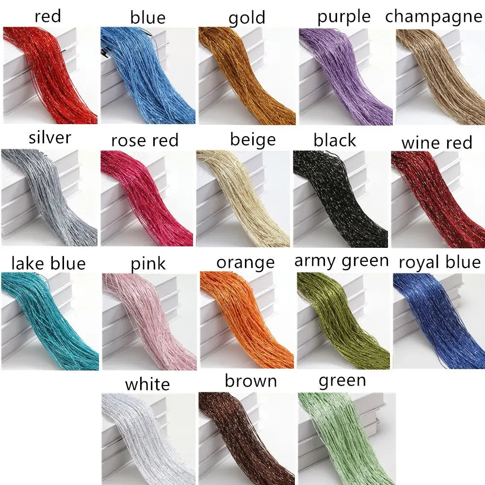 Glitter String Curtain Panel – Room Divider & Door Screen String Curtain Panel Nixie