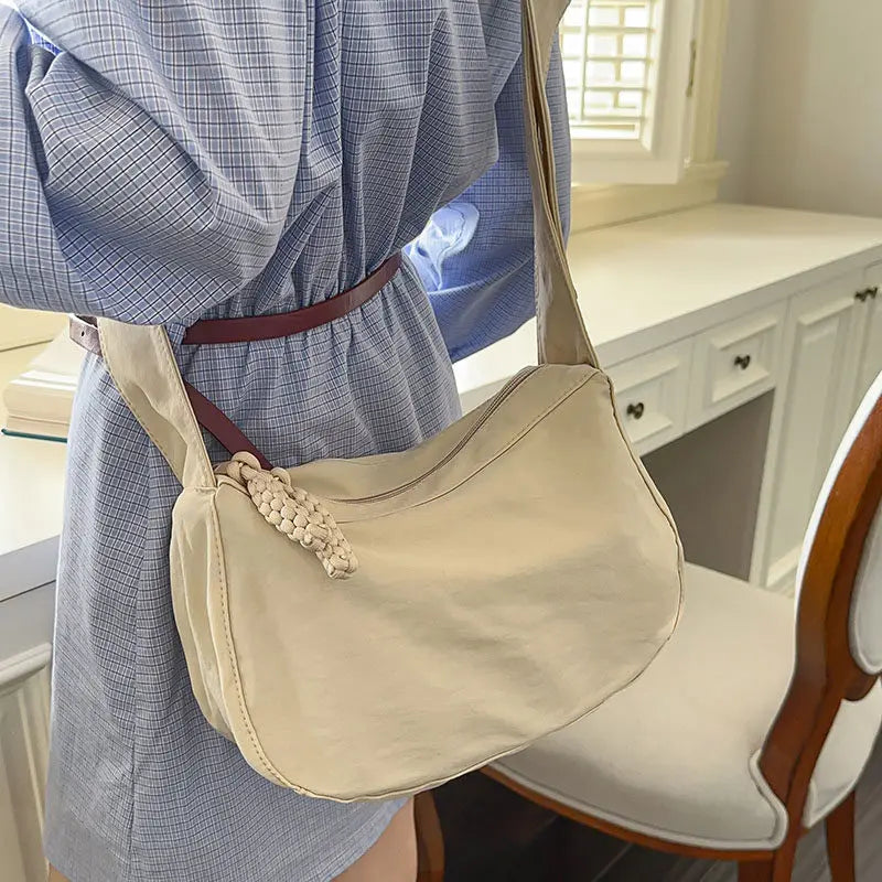 Soft Girl Dumpling Crossbody Bag | Harajuku Vintage Style Crossbody Bag Nixie