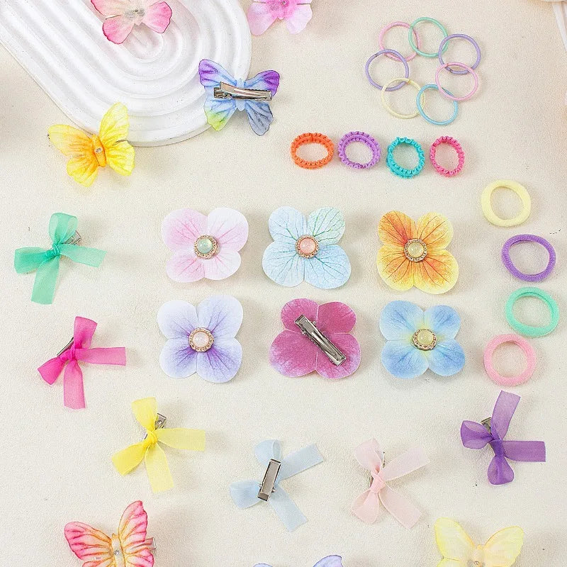 135-Piece Girls Hair Accessories – Bow Clips & Hairbands Set Kids Hair Accessories Nixie