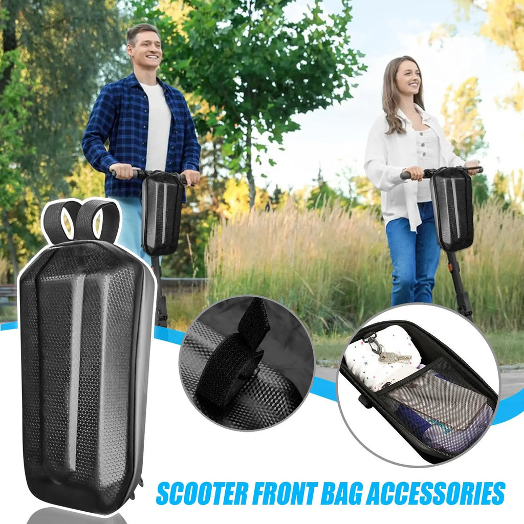 3L Hard Shell Waterproof Handlebar Bag – Scooter & Bike Handlebar Storage Bag Nixie