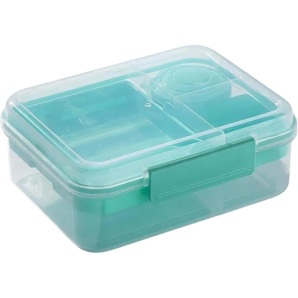 Portable Divided Lunch Box – Salad & Meal Container Divided Lunch Box Nixie