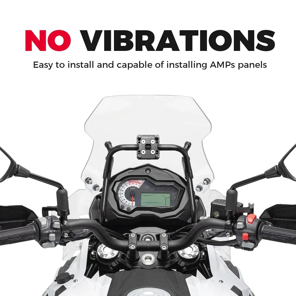 Motorcycle GPS Mount AMPS Bar Clamp 12/14/16mm Yamaha BMW GPS Mount Bracket Nixie