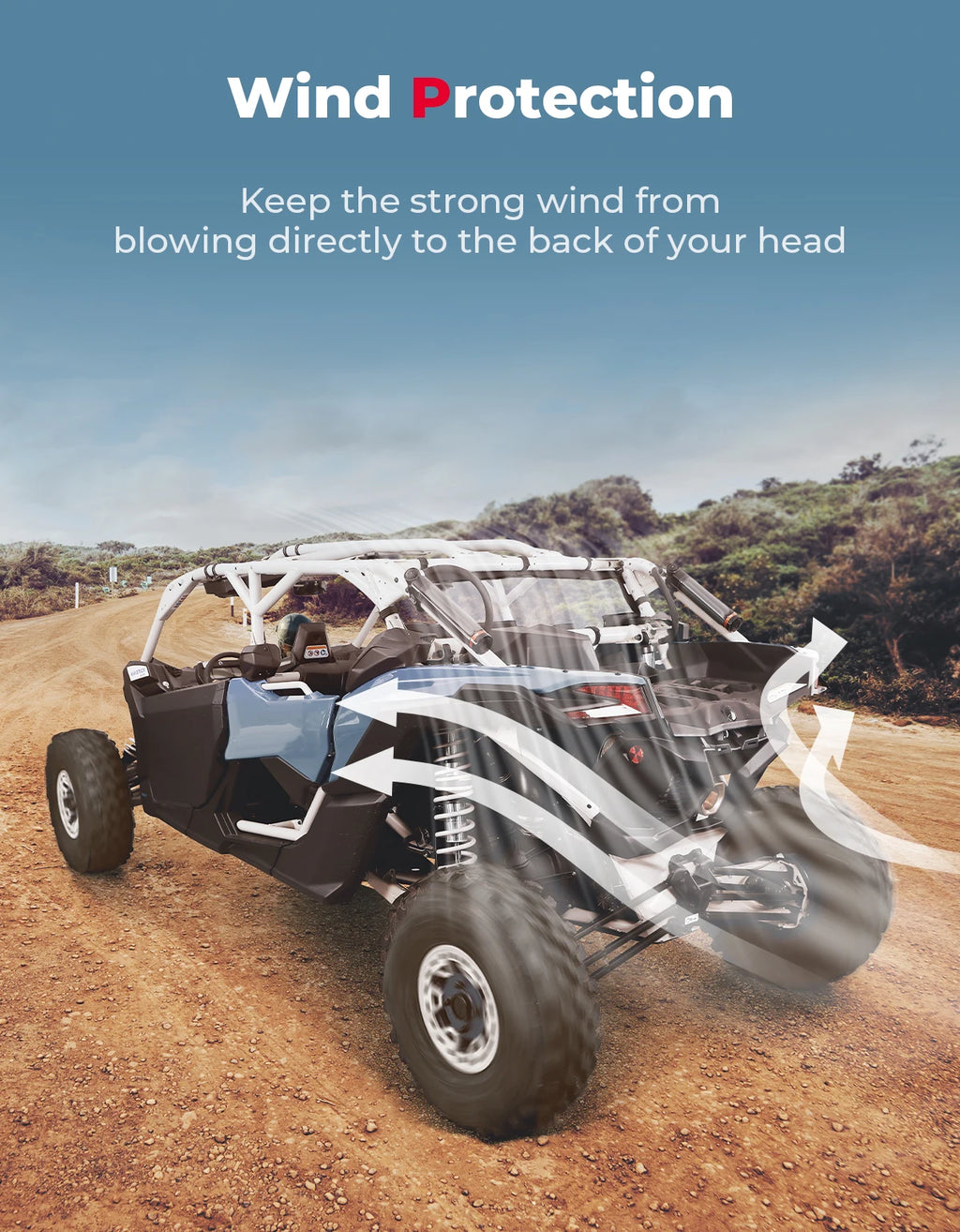 PVC Soft Door Kit & Rear Windshield – Can-Am Maverick X3 UTV Windshield Kit Nixie