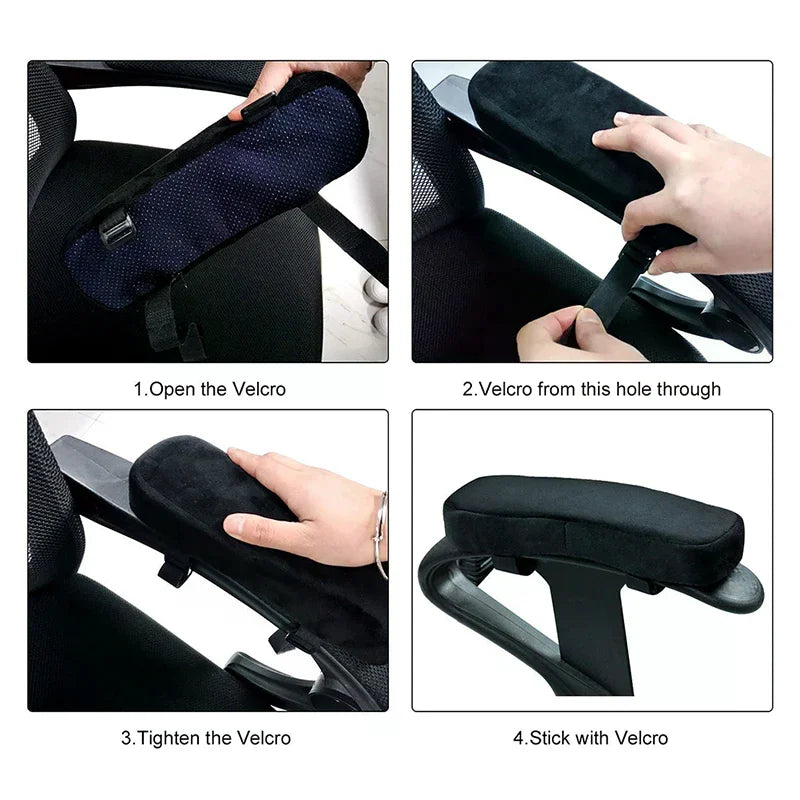 Memory Foam Armrest Cushion Pad – Elbow Rest Cover