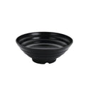 FEB.WIND Black Plastic Ramen Bowl – Durable Noodle & Salad Bowl Plastic Ramen Bowl Nixie Black Ramen bowl