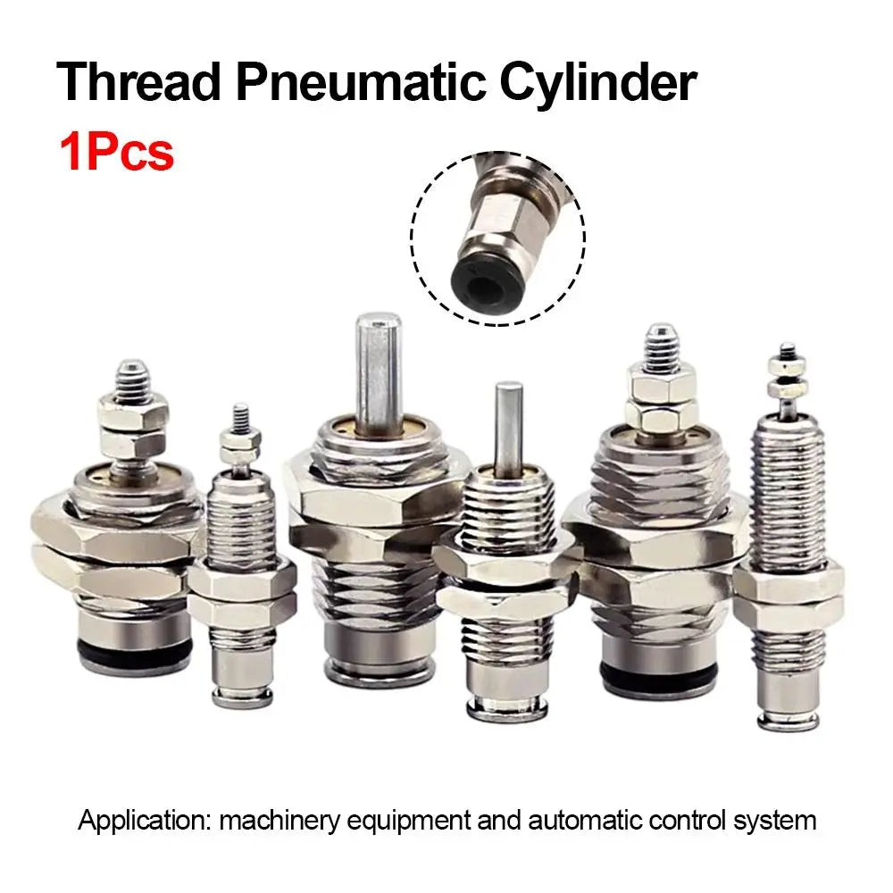 CJPB Mini Pneumatic Cylinder 6/10/15mm Single Acting Metal Pneumatic Cylinder Nixie