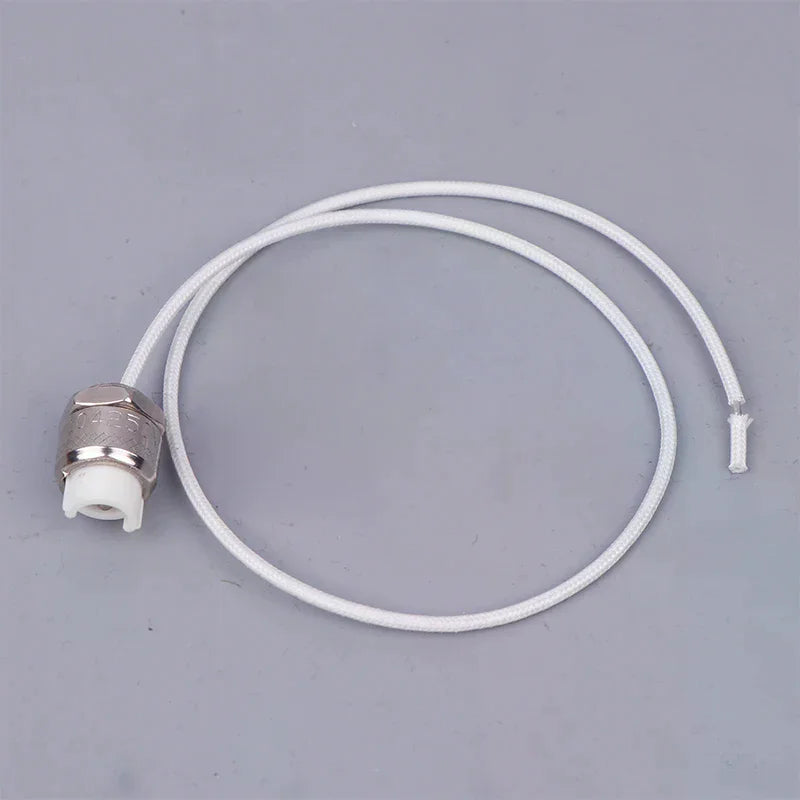 R7S LED Lamp Socket Holder Zinc Alloy 2 Pack – Silver Lamp Socket Holder Nixie