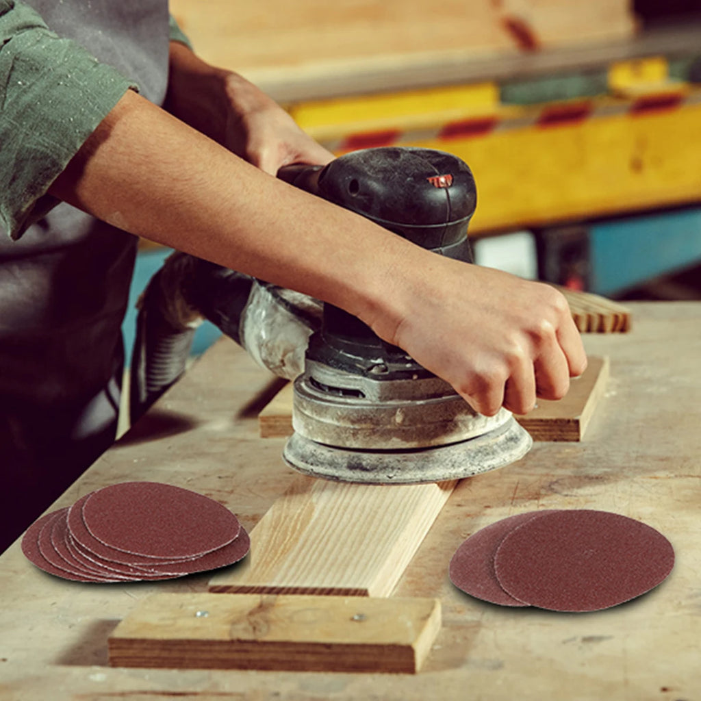 100pcs 3-Inch Sanding Discs 80–3000 Grit Abrasive Polishing Set Abrasive Sanding Discs Nixie