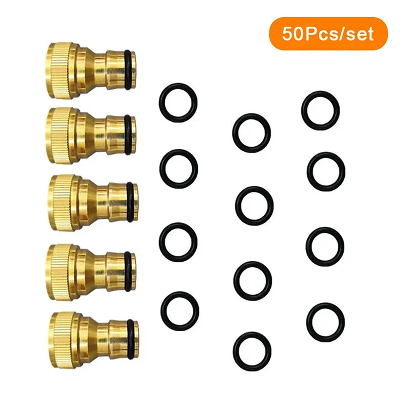 50pcs Garden Pipe O-Ring Sealing Rings – Waterproof Hose Joints Garden Pipe Seals Nixie