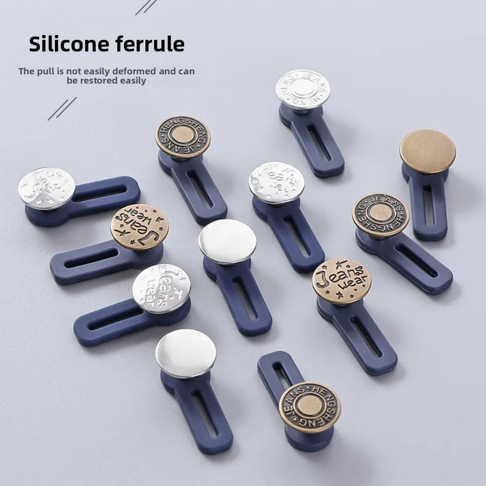Metal Pants Waist Extender Buttons – DIY Jeans Button Kit Sewing Buttons Kit Nixie