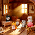 5PCS Mini Cat Resin Figurines – Terrarium & Home Decor Resin Figurine Set Nixie Default Title