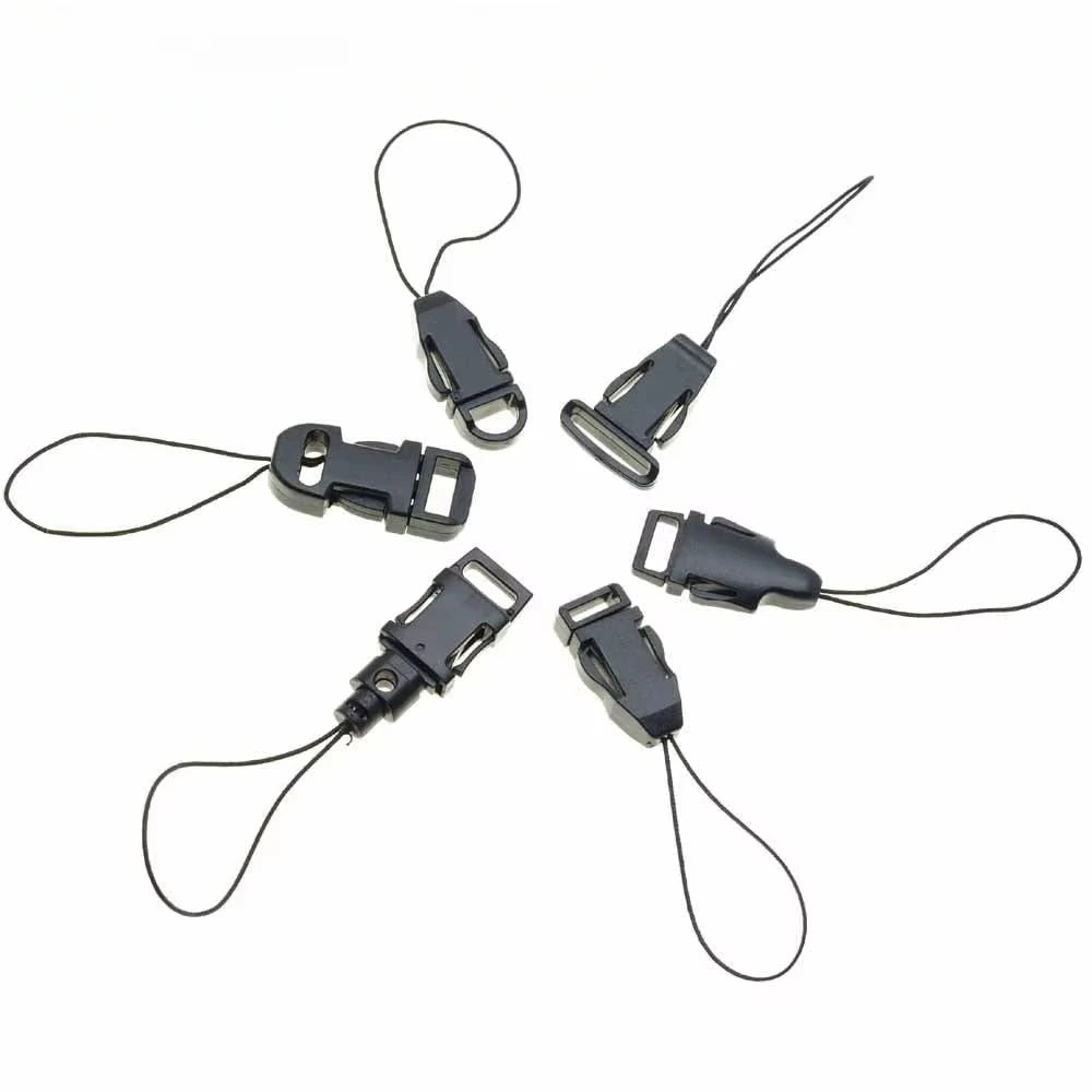 10-Pack Detachable Buckle Clips for ID Card Lanyards Lanyard Buckle Clips Nixie