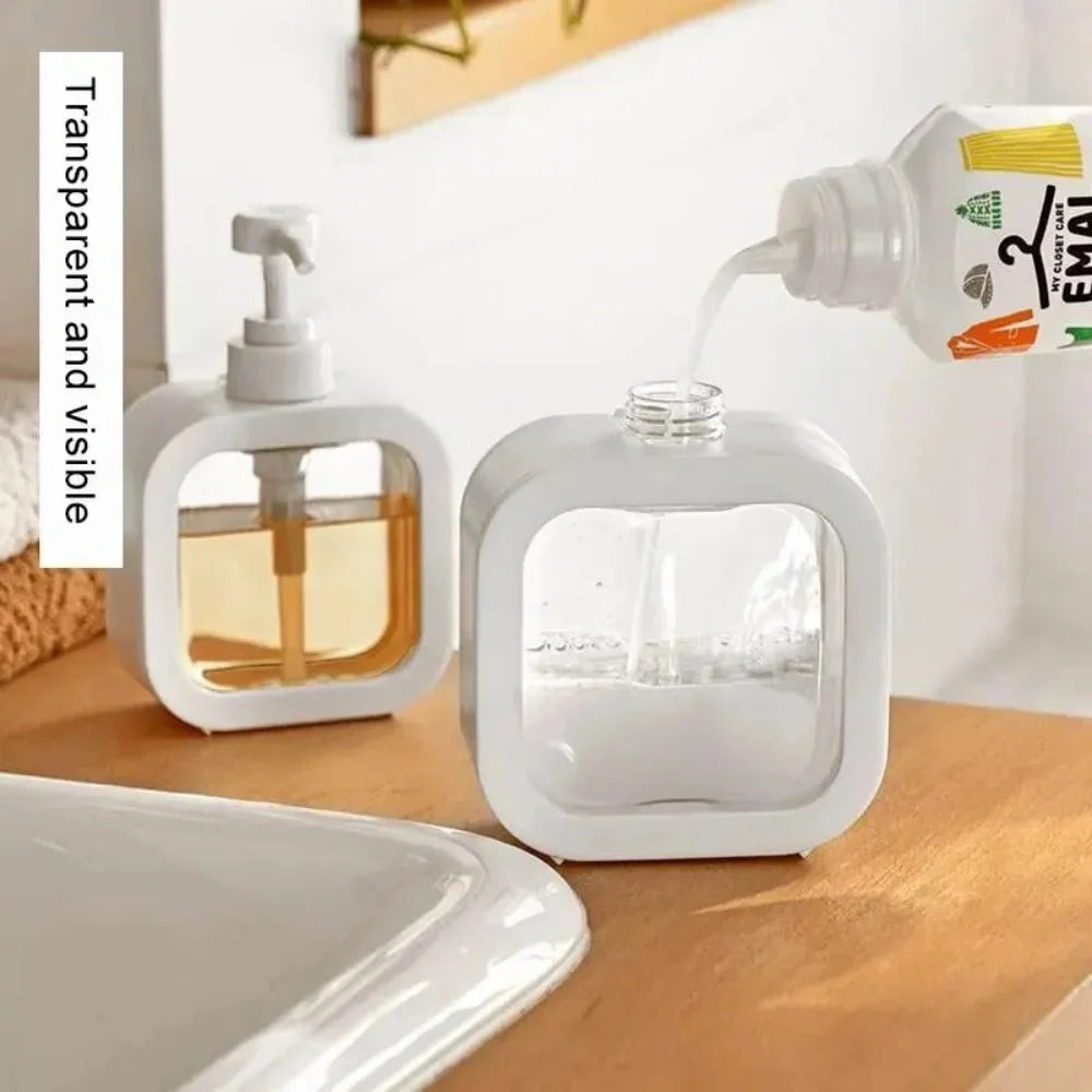 300/500mL Travel Press Pump Dispensing Bottle – Soap & Gel Press Pump Dispenser Nixie