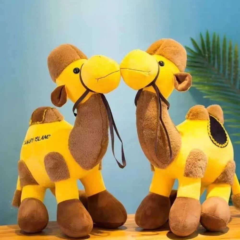 30cm Double Hump Plush Camel Stuffed Animal Toy with Saddle Plush Stuffed Animal Nixie
