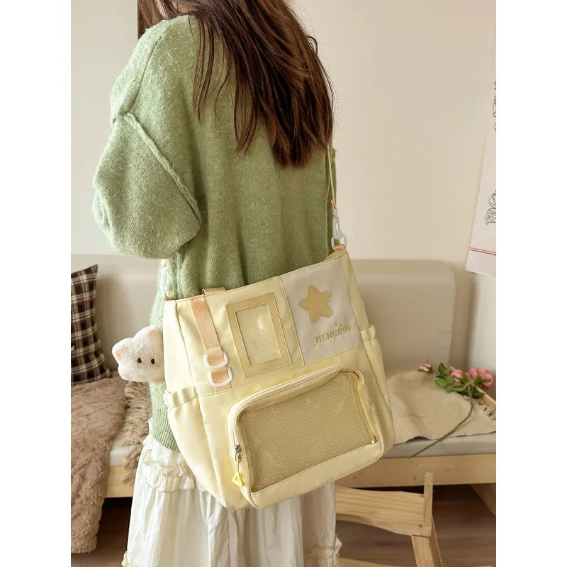 Lightweight Transparent Crossbody Bag for Kids – School & Commute Crossbody Bag Nixie