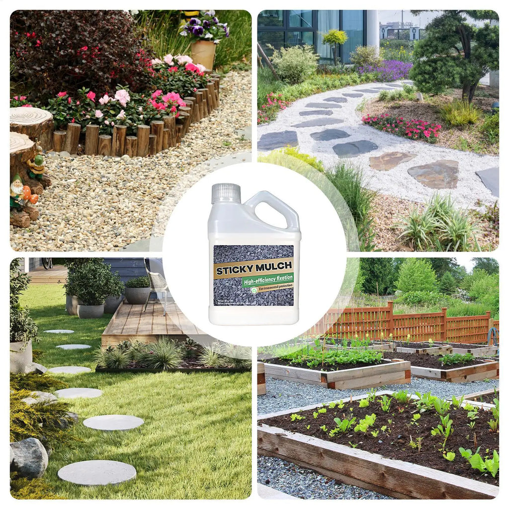 Landscape Glue 500g – Transparent Rock & Mulch Adhesive Landscape Adhesive Nixie