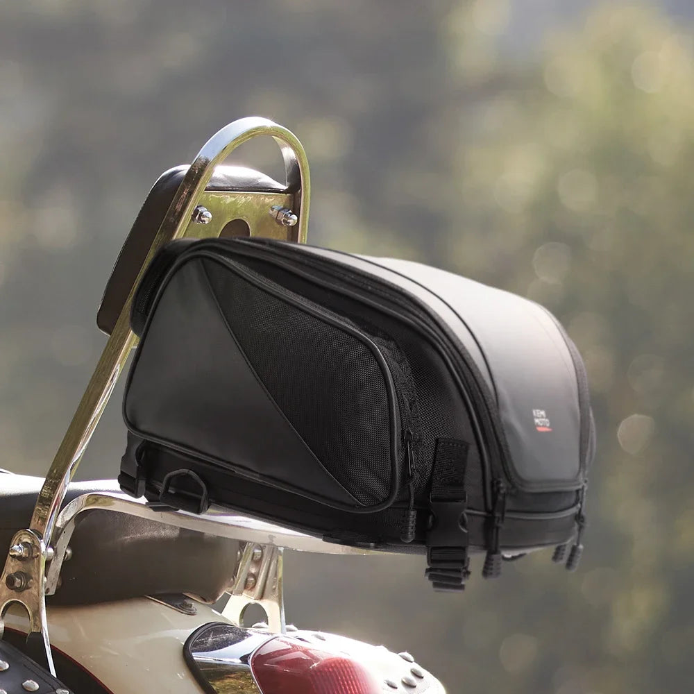 KEMITOUR 18-22L Expandable Motorcycle Tail Bag | Waterproof Motorcycle Tail Bag Nixie