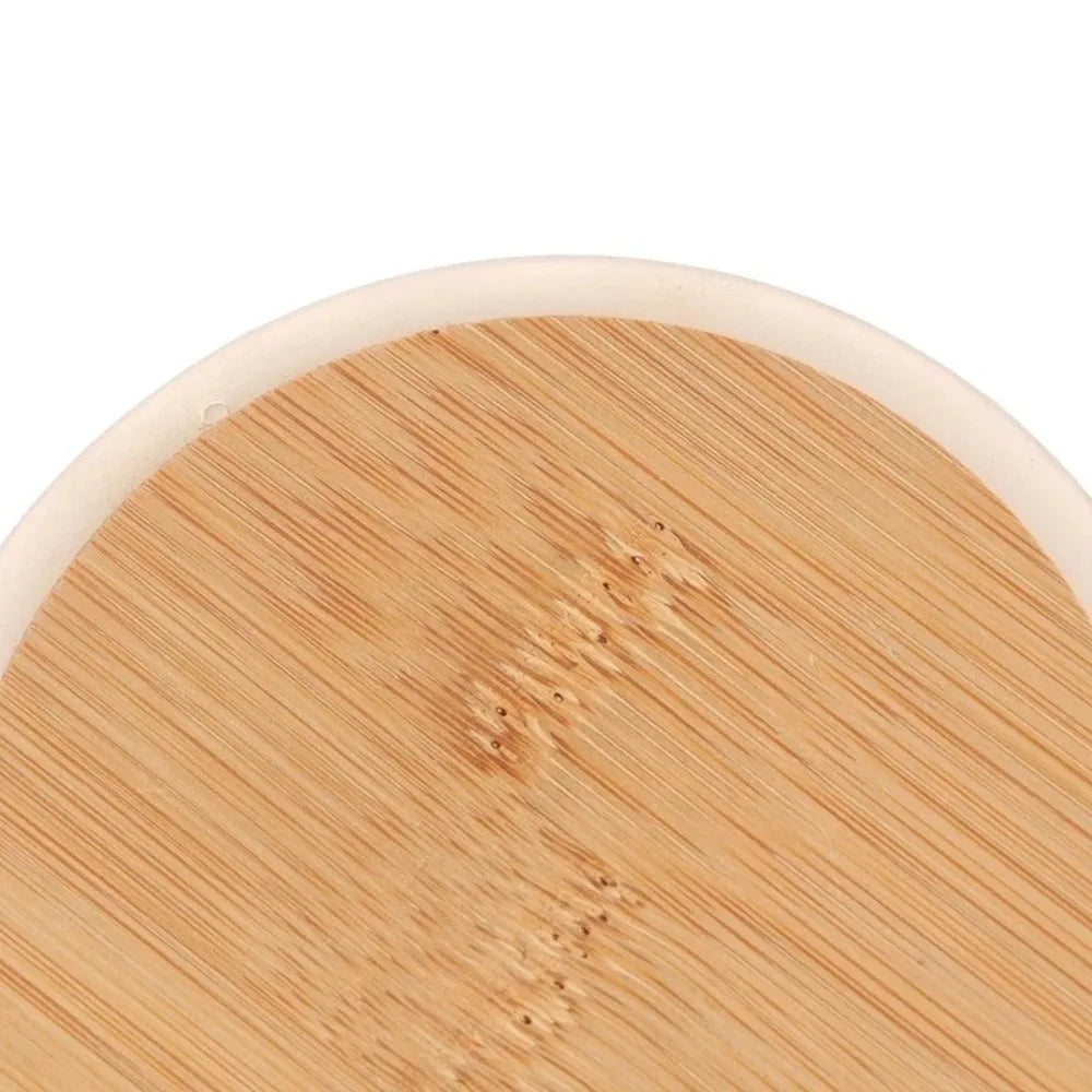 Reusable Bamboo Mason Jar Lids with Silicone Seal – 85mm Mason Jar Lids Nixie