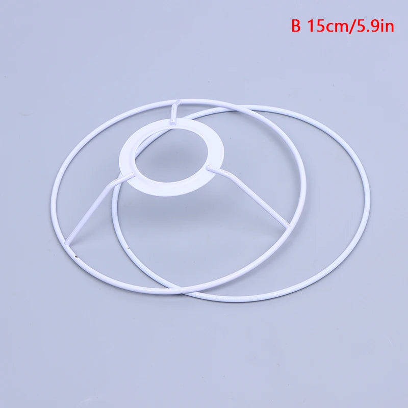 Cylinder Vintage Iron Lampshade Frame for E27 Chandelier Lamp Shade Frame Nixie B