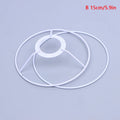 Cylinder Vintage Iron Lampshade Frame for E27 Chandelier Lamp Shade Frame Nixie B
