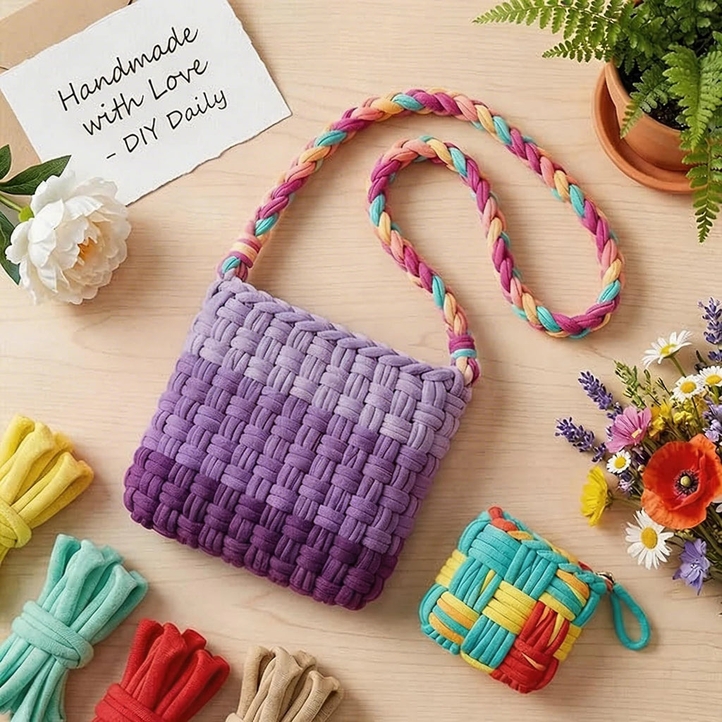 Elastic Loom Bands Refill Kit – 1000pcs DIY Weaving Set DIY Craft Weaving Kit Nixie