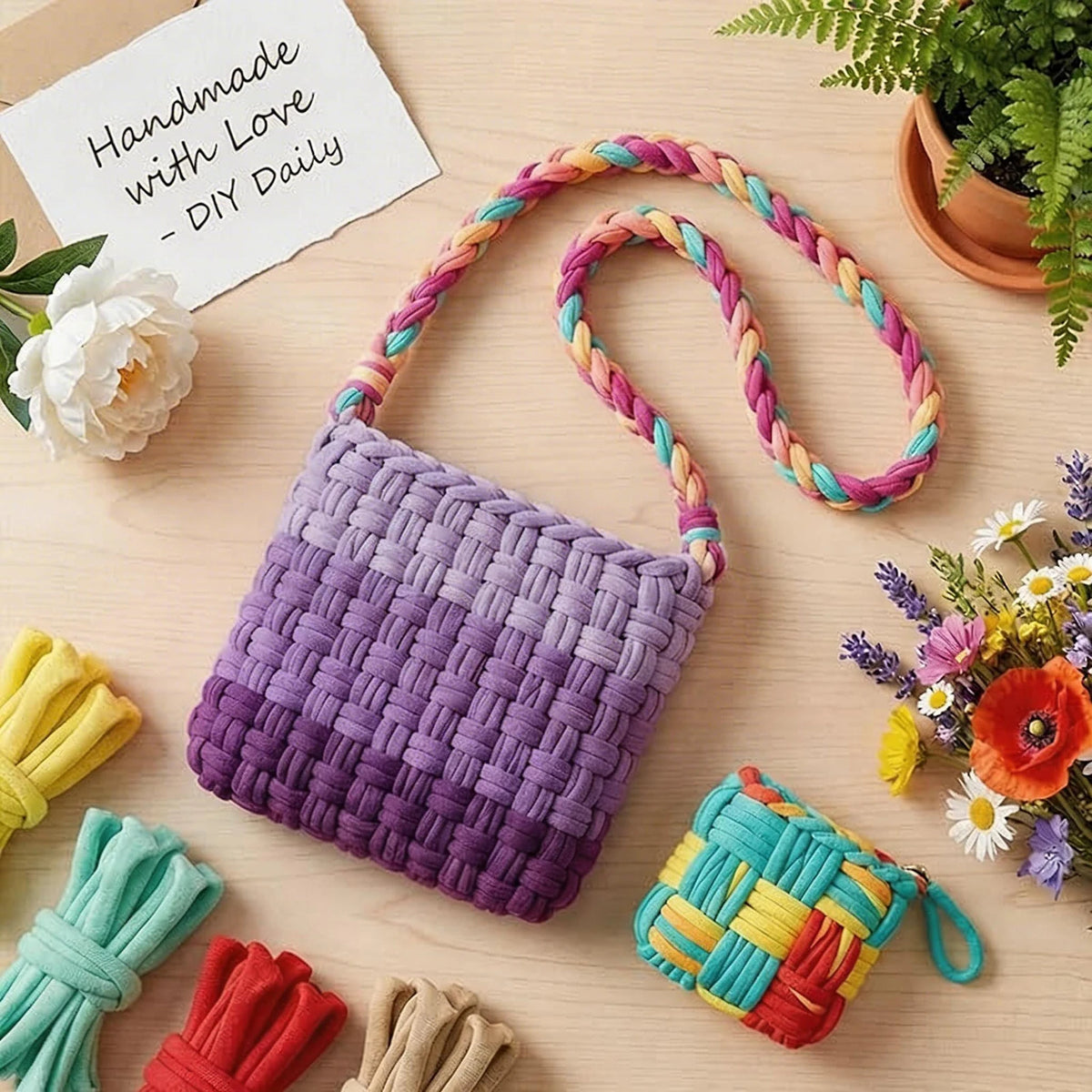 Elastic Loom Bands Refill Kit – 1000pcs DIY Weaving Set DIY Craft Weaving Kit Nixie