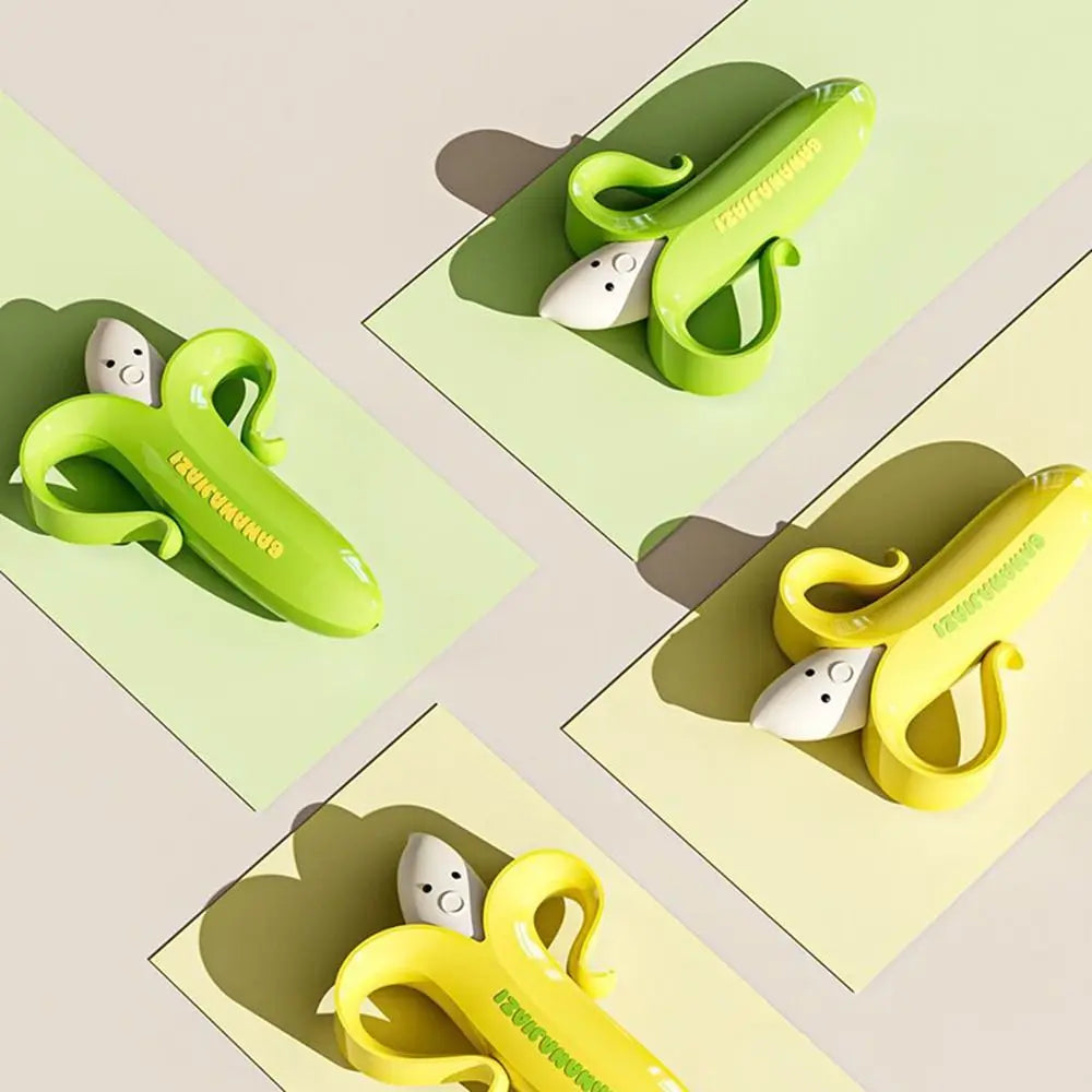 2-in-1 Banana Hair Cleaning Clip with Drainage Hole Bathroom Cleaning Clip Nixie