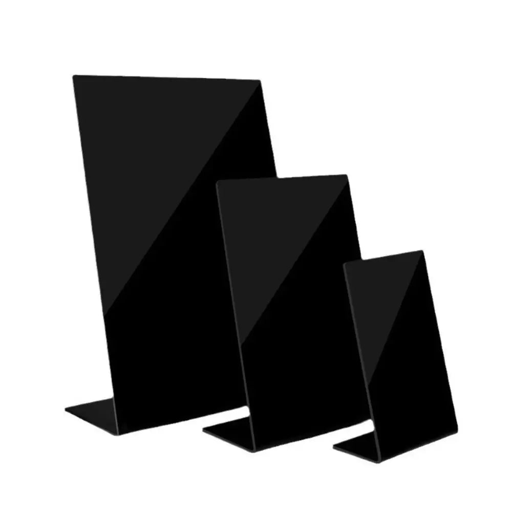 Acrylic Freestanding Chalkboard A3–A6 Reusable Tabletop Sign Tabletop Chalkboard Sign Nixie