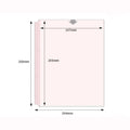 B5 Photocard Binder Sheets Transparent Acid-Free PP Sleeves