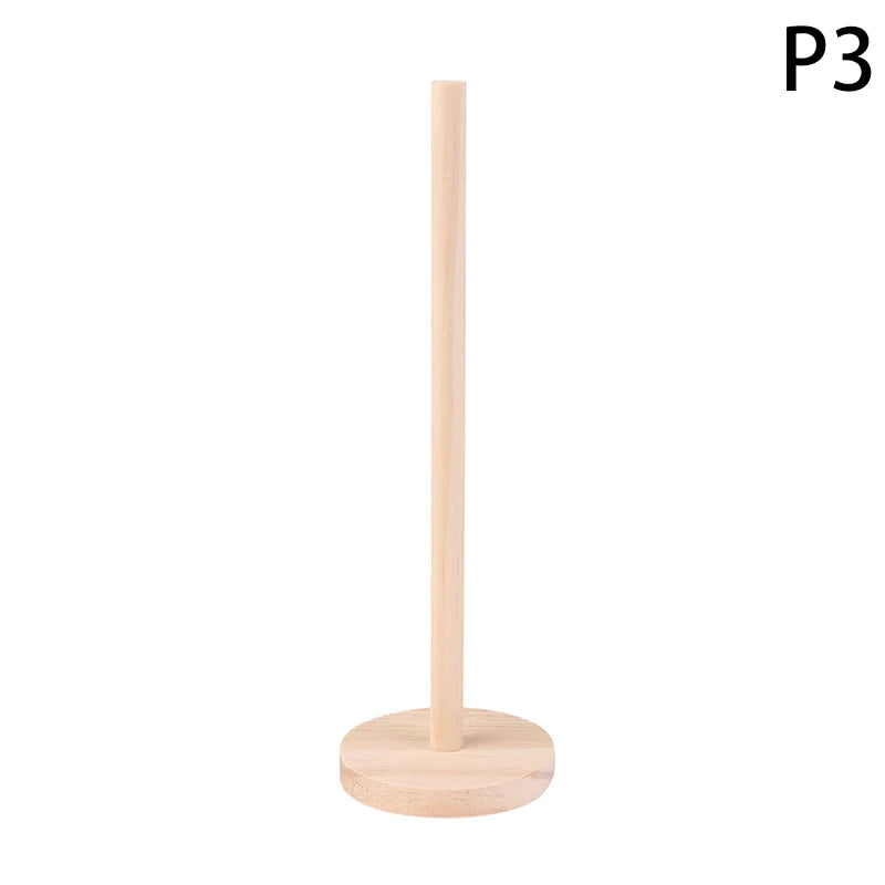 Vertical Wooden Tissue Rack – Decorative Home Organizer