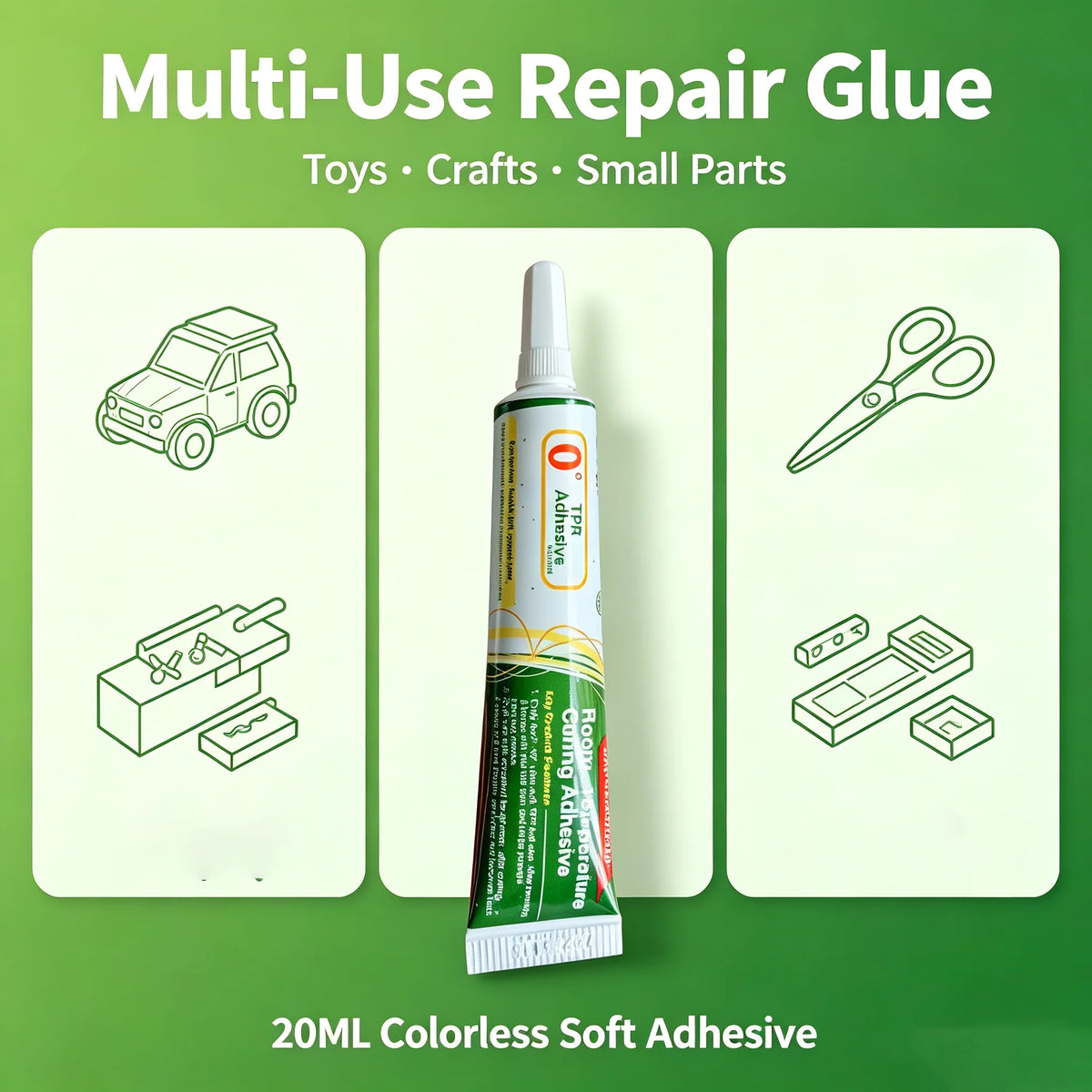 20ml TPR Transparent Squishy Toy Repair Glue – Flexible Craft Adhesive Glue Nixie