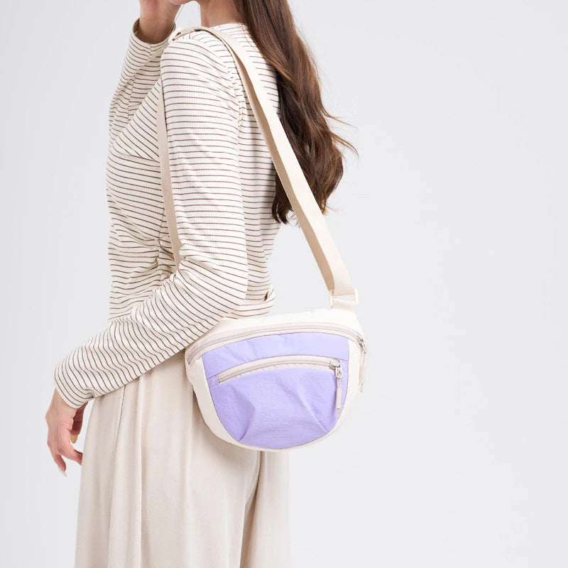 Women's Canvas Crossbody Bag – Multi-Pocket Oxford Shoulder Bag Crossbody Shoulder Bag Nixie