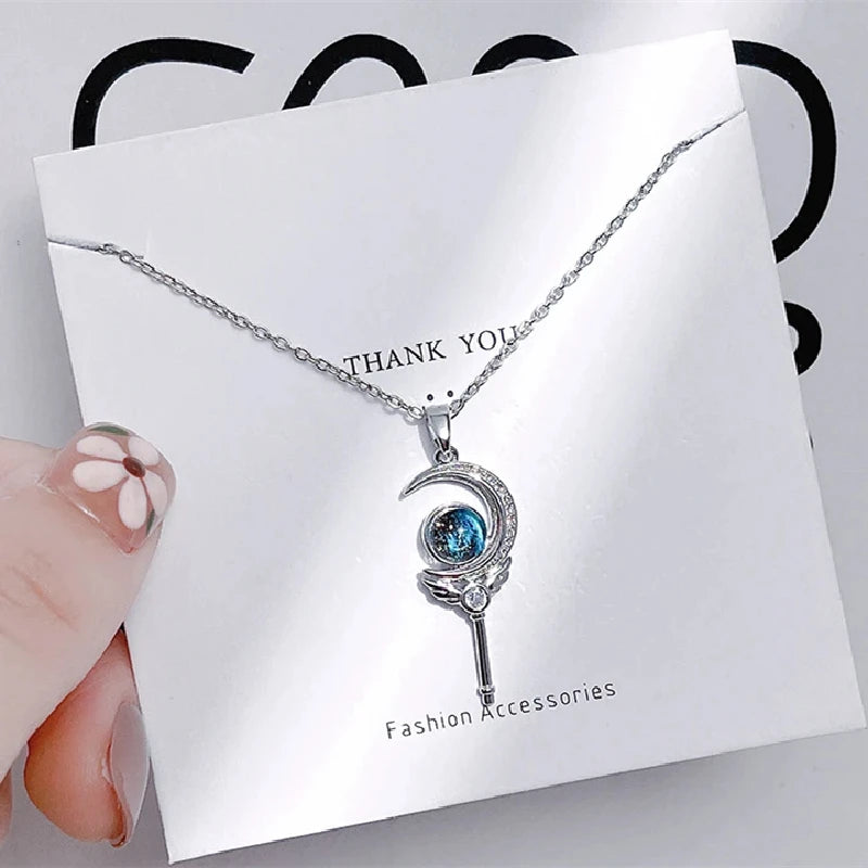 Tulip Pendant Necklace | Gold Plated Copper & Stainless Steel Pendant Necklace Nixie