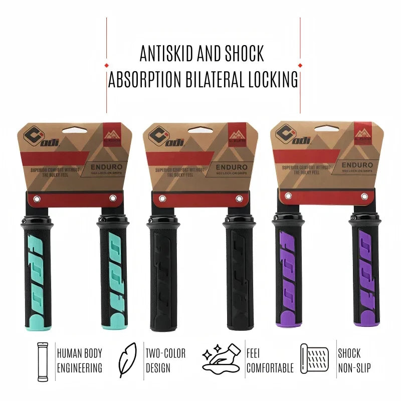 ODI Lock-On MTB Bike Grips – Non-Slip BMX Handlebar Grips Bicycle Handlebar Grips Nixie