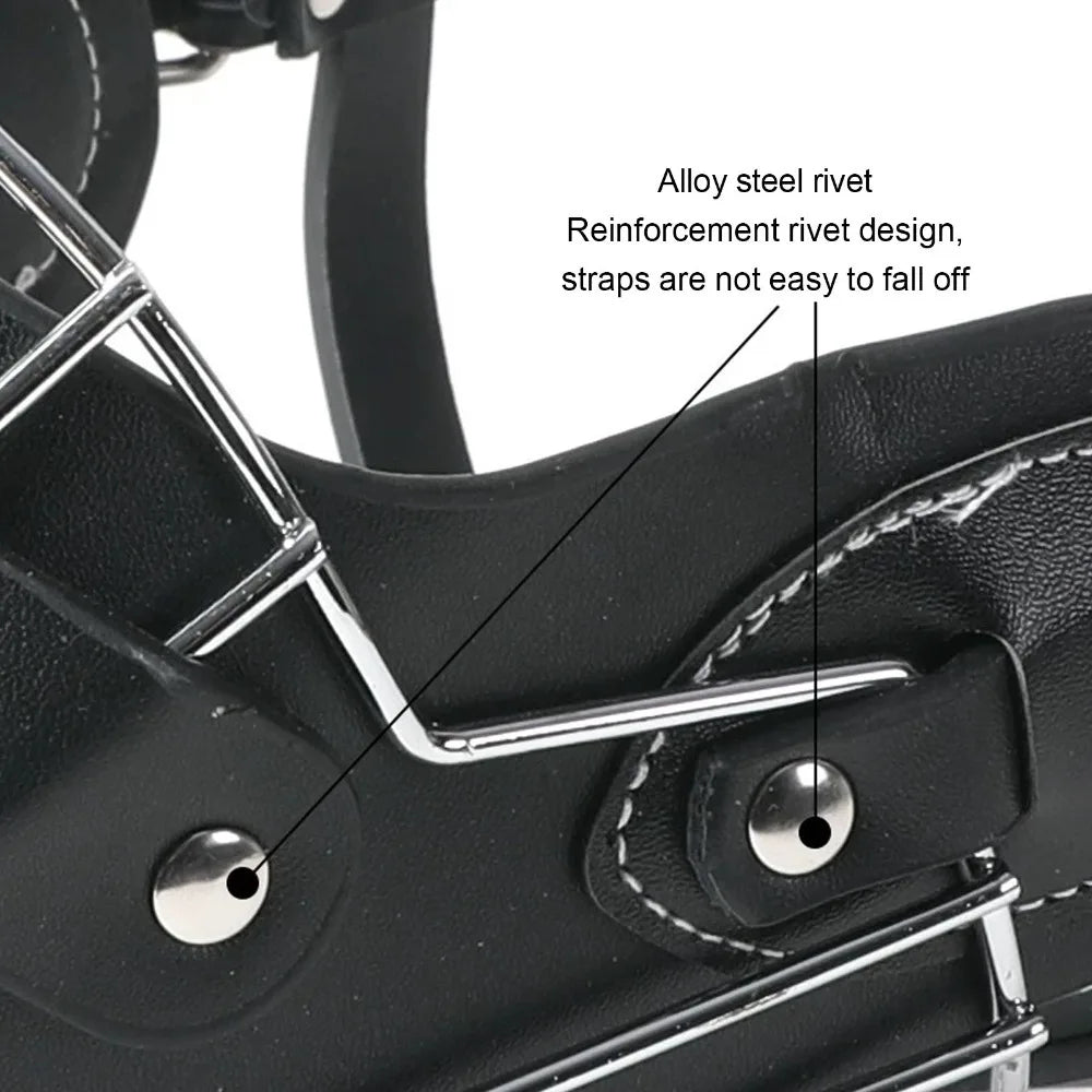 Iron Frame Large Dog Muzzle – Breathable & Adjustable Dog Muzzle Nixie