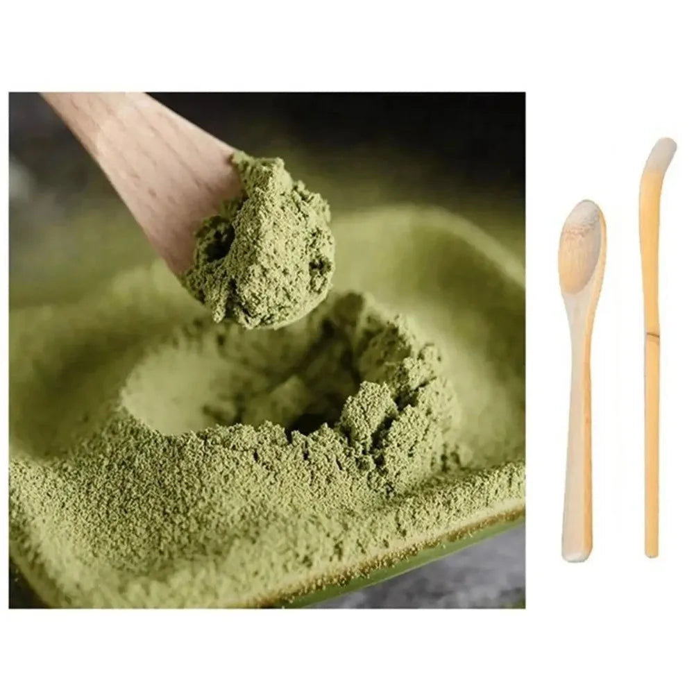 Matcha Whisk Set – Bamboo Chasen, Chashaku & Tea Spoon 3-Pc Matcha Tea Set Nixie