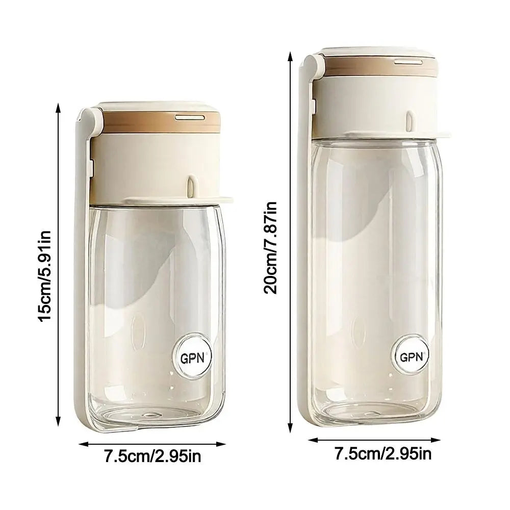 2-in-1 Foldable Pet Water Bottle & Bowl | 360ml/560ml Travel Pet Travel Bottle Nixie