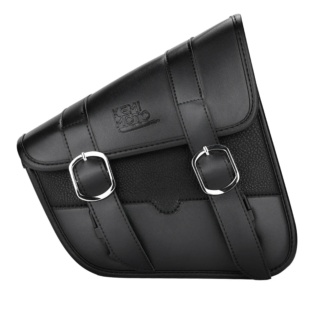 Motorcycle Swingarm Saddlebag – Fits Sportster 883 1200 Street 750 Motorcycle Saddlebag Nixie KEMIMOTO