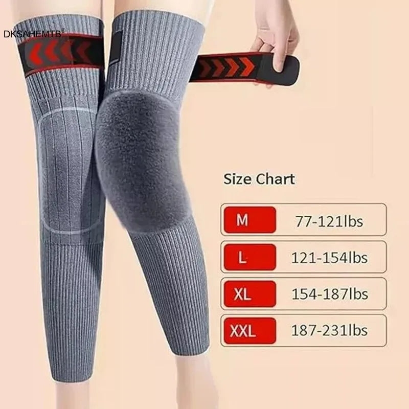 Winter Fleece Leg Warmers – Thermal Knee Cover for Outdoors Fleece Leg Warmers Nixie