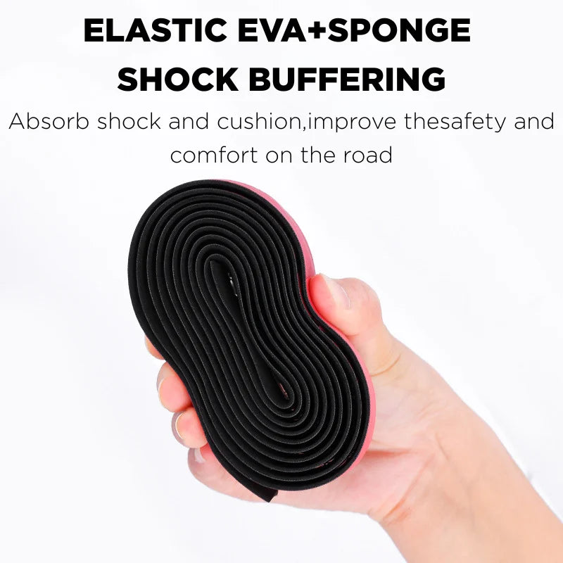 BUCKLOS Road Bike Handlebar Tape Anti-Slip PU Sponge Wrap
