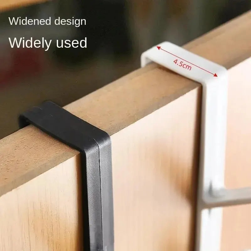 Behind the Door Coat Hook Hanger – 5-Hook Storage Rack