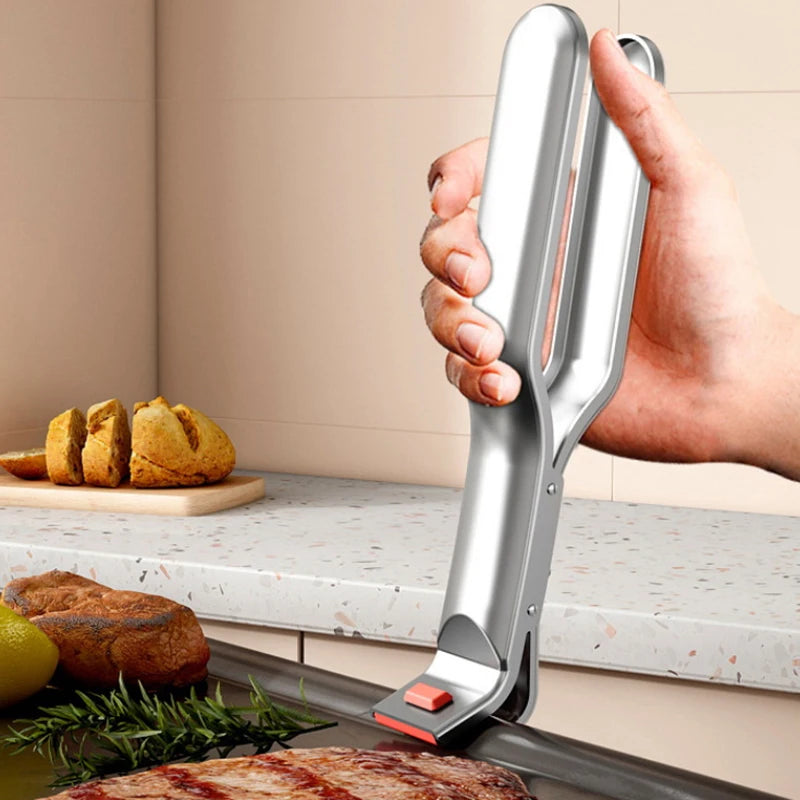 Stainless Steel Hot Bowl Holder Dish Gripper & Pot Tongs Bowl Gripper Tongs Nixie